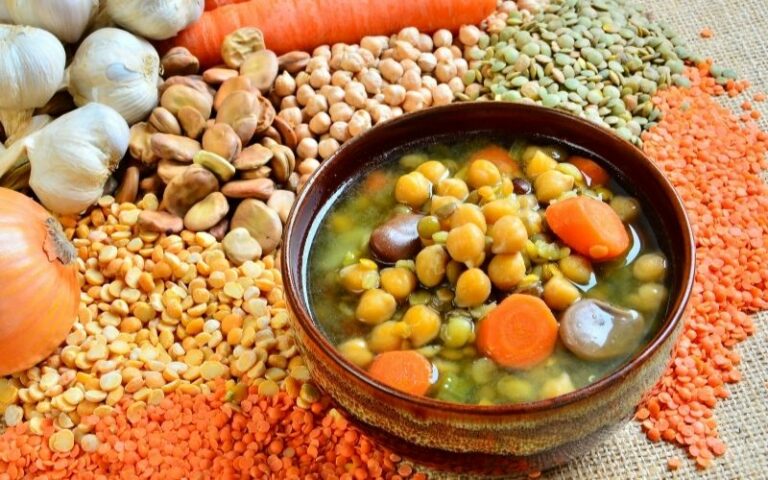 Legume, Carrot and Pumpkin Soup