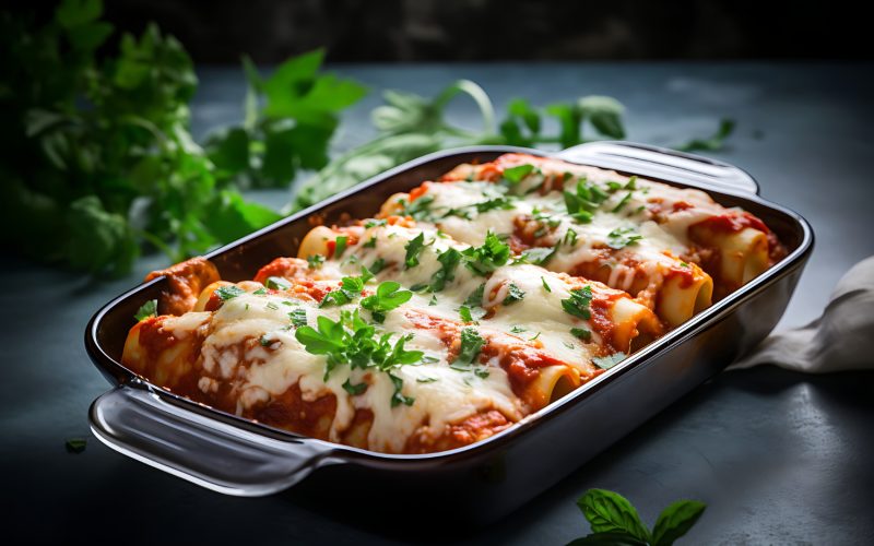 Ham and Cheese Cannelloni
